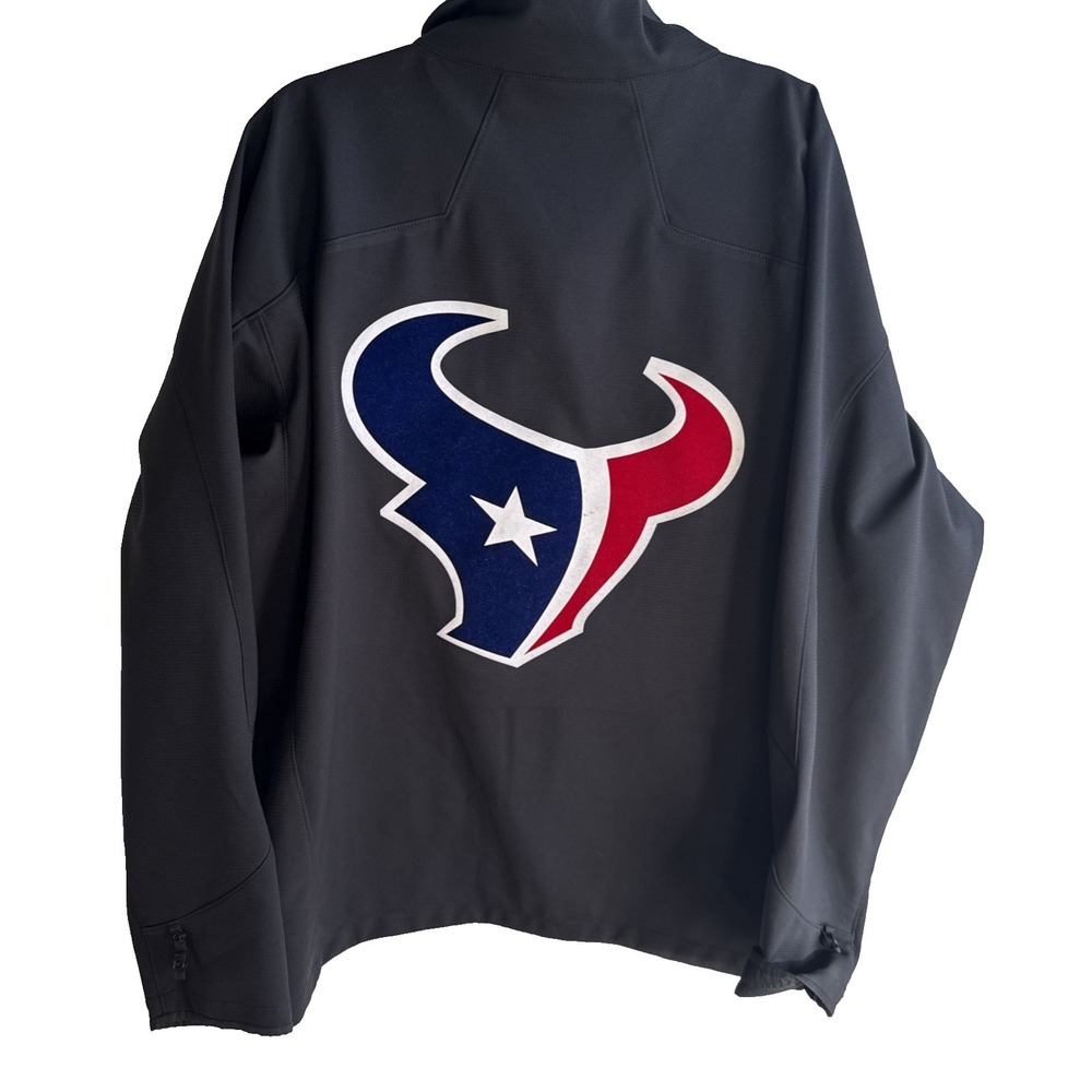 Houston Texans NFL Polar Edge Thick Performance Jacket Men Black Full Zip 2XL